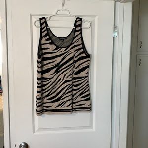 Animal print tank